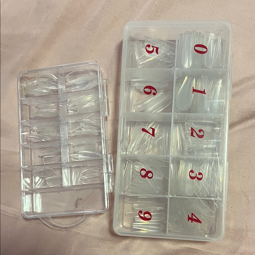 Clear press on nails